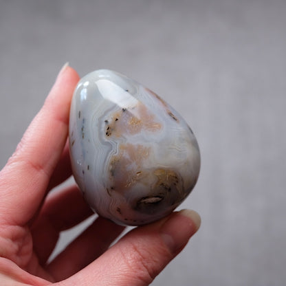 Agate Egg | Dendritic Agate Crystal Egg