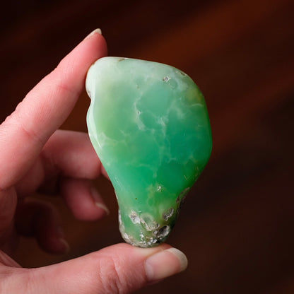 Australian Chrysoprase Freeform | Polished Chrysoprase Crystal