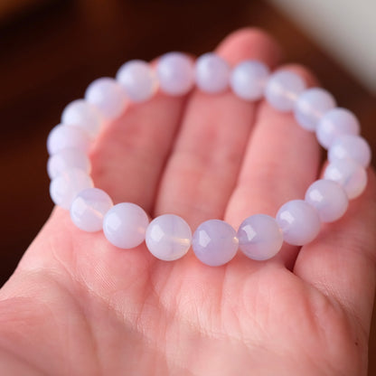 Lavender Moon Quartz Bracelet | Crystal Stretch Bracelet