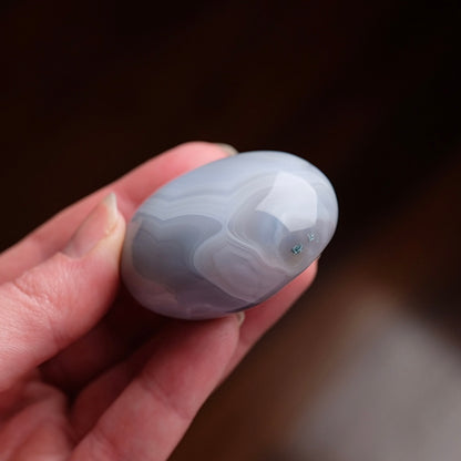Banded Agate Palm | Agate Crystal Palm Stone
