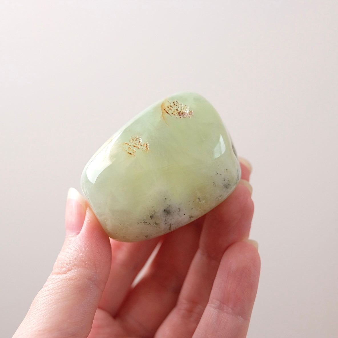 Australian Prehnite Freeform | Polished Prehnite Crystal