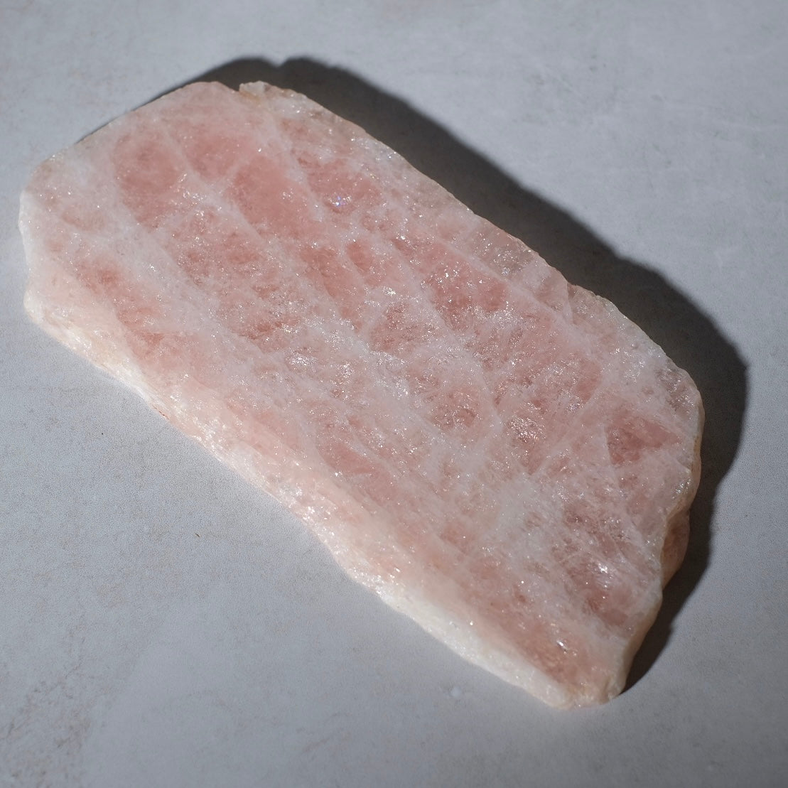 Australian Morganite Polished Slab | Crystal Slab