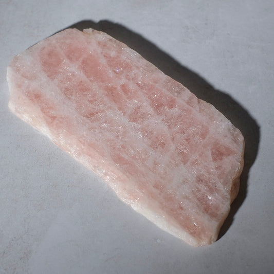 Australian Morganite Polished Slab | Crystal Slab