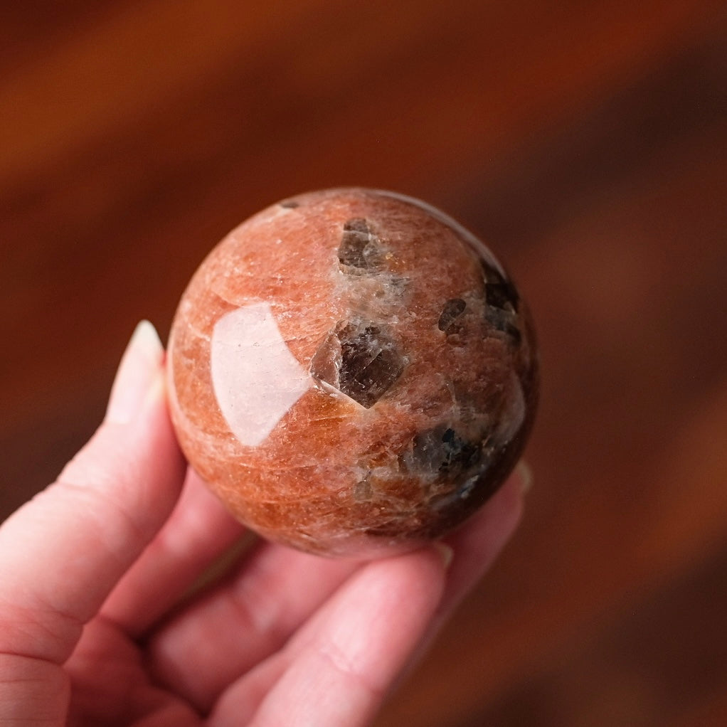 High Grade Sunstone Sphere | Sunstone Crystal Sphere