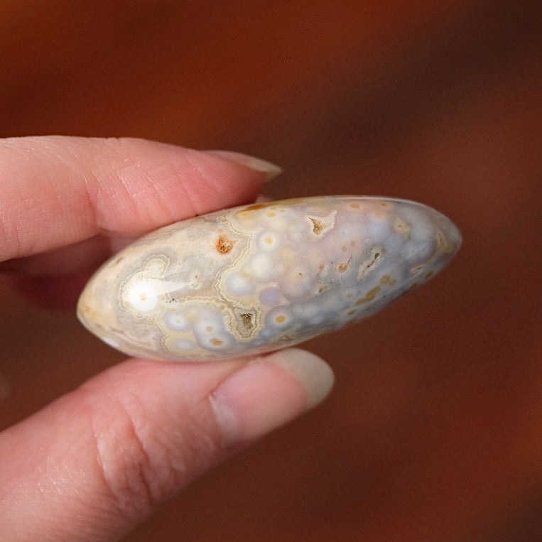 Ocean Jasper Palm | OJ Crystal Pocket Stone
