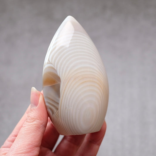 Flint Freeform | Banded Flint Crystal Flame