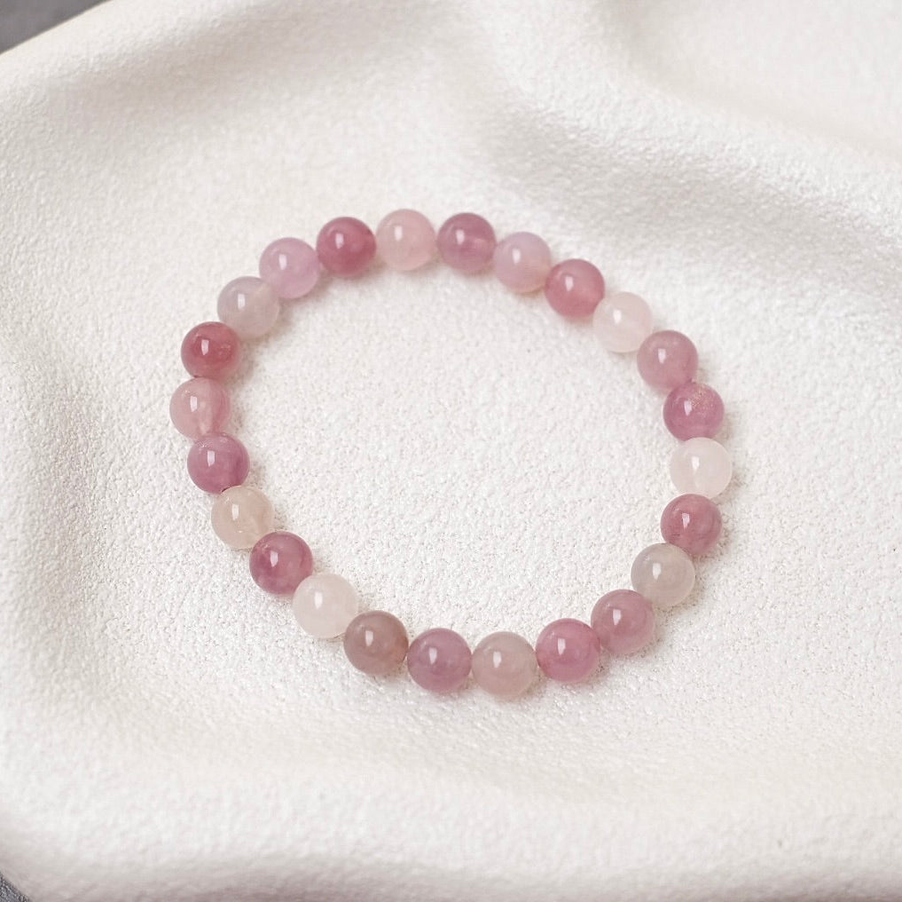 Rose Quartz Bracelet | Crystal Stretch Bracelet