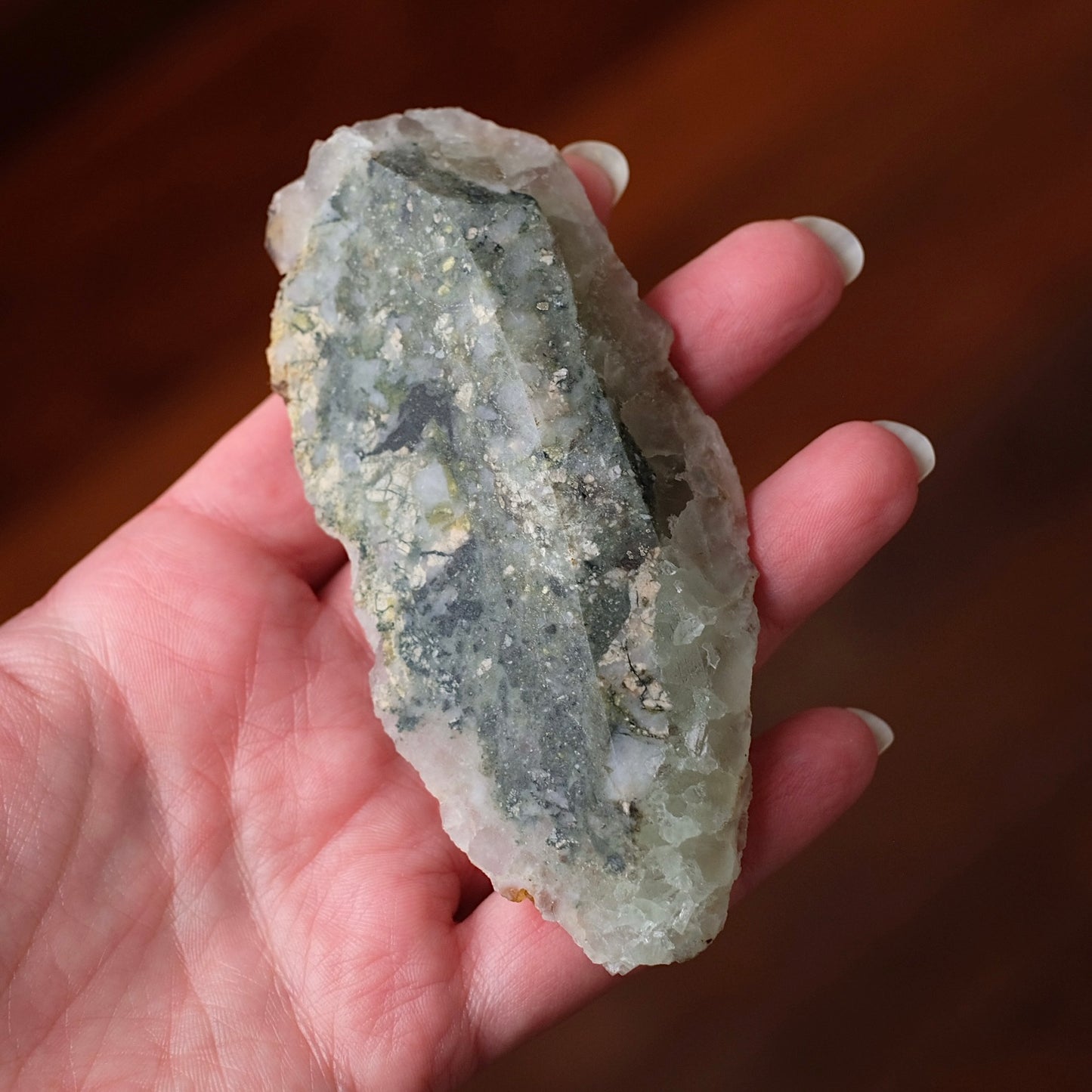 Fluorite & Baryte Crystal | Golden Baryte on Fluorite Specimen