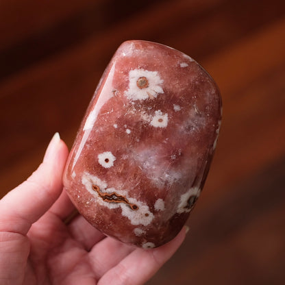 Raspberry Pink Amethyst | Polished Pink Amethyst Crystal Freeform 13