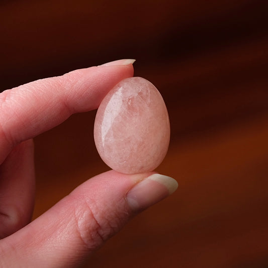 Peach Morganite Pocket Stone | Tumbled Crystal