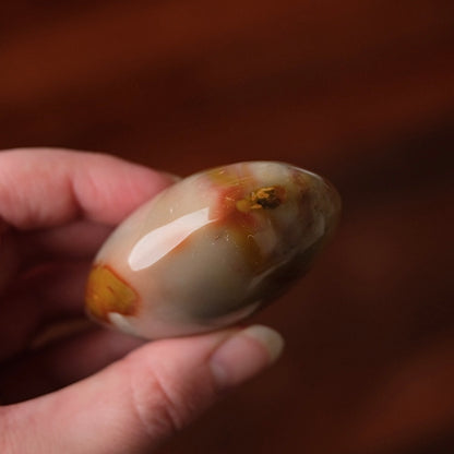 Polychrome Jasper Palm | Jasper Crystal Palmstone