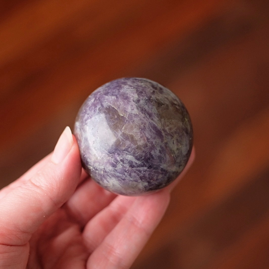 Unicorn Stone Sphere | Lepidolite Pink Tourmaline Crystal Sphere
