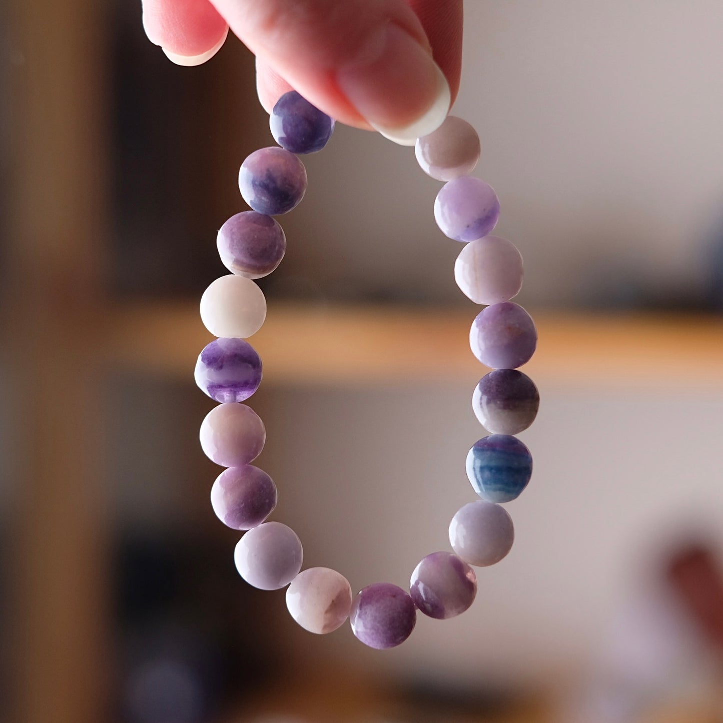 Silk Fluorite Bracelet | Silky Fluorite Crystal Bracelet