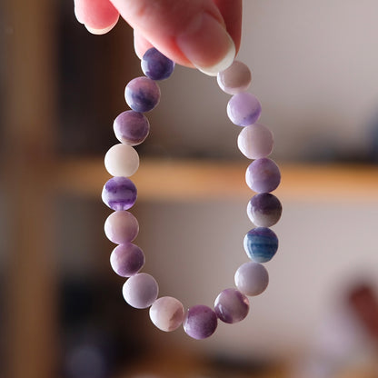 Silk Fluorite Bracelet | Silky Fluorite Crystal Bracelet