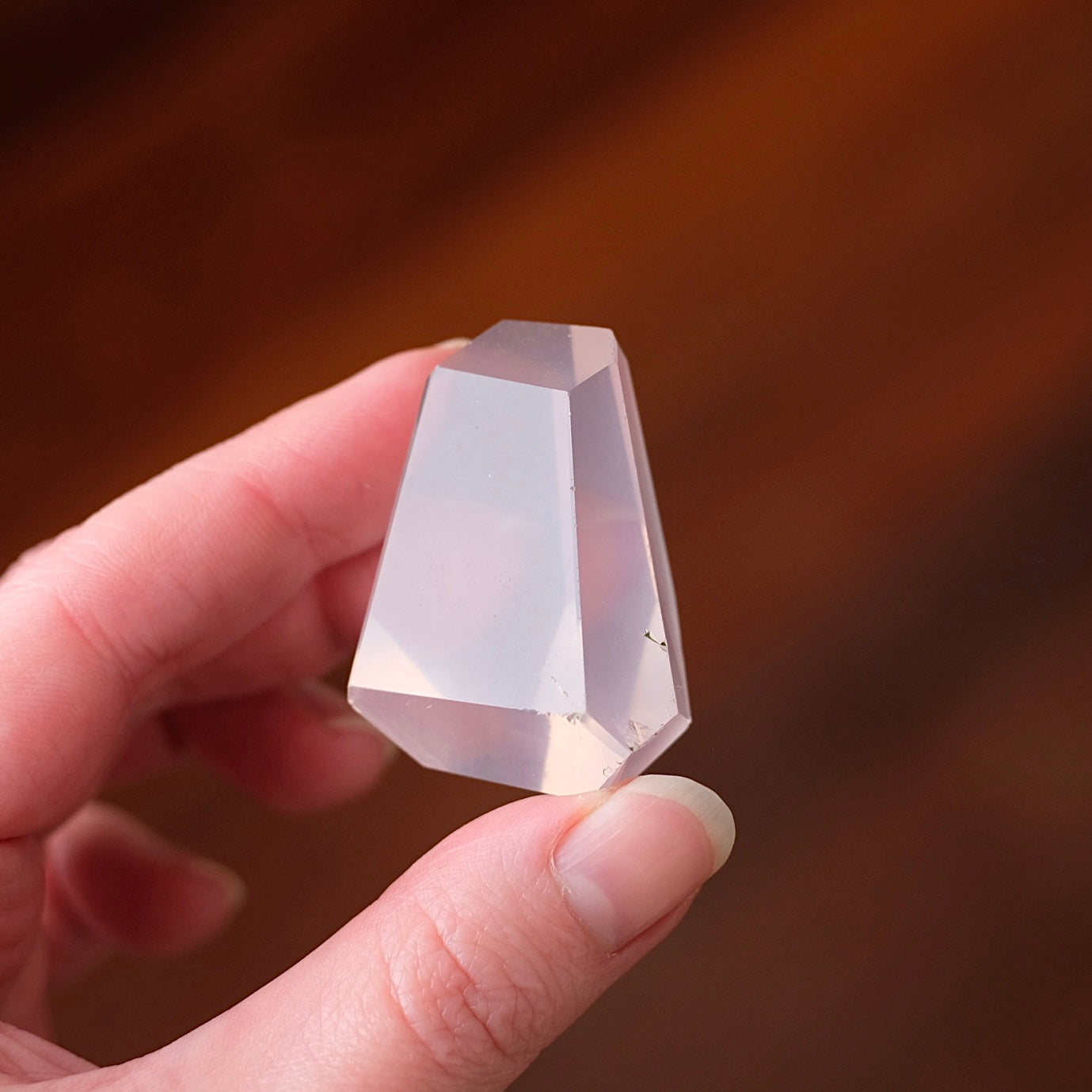Mozambique Rose Quartz Freeform | Girasol Rose Quartz