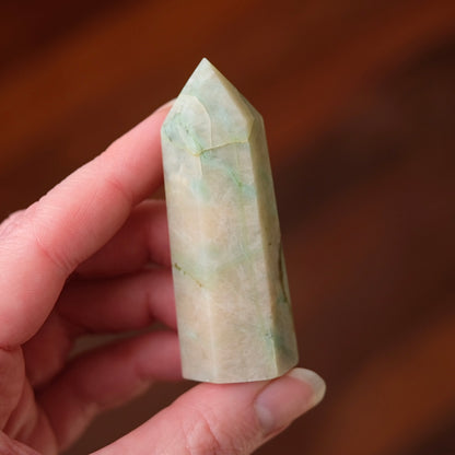 Garnierite Point | Green Moonstone Crystal Tower