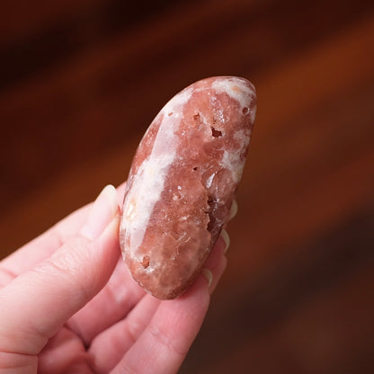 Raspberry Pink Amethyst Geode | Polished Pink Amethyst Crystal Specimen 14