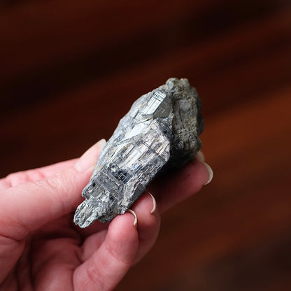 Stibnite Crystal Specimen | Raw Antimonite