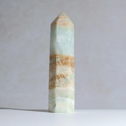Caribbean Calcite Tower | Blue Calcite Aragonite Point