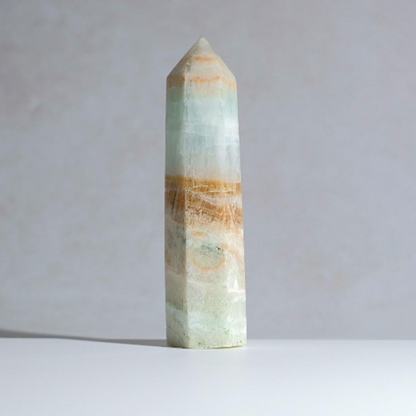 Caribbean Calcite Tower | Blue Calcite Aragonite Point