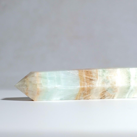 Caribbean Calcite Tower | Blue Calcite Aragonite Point