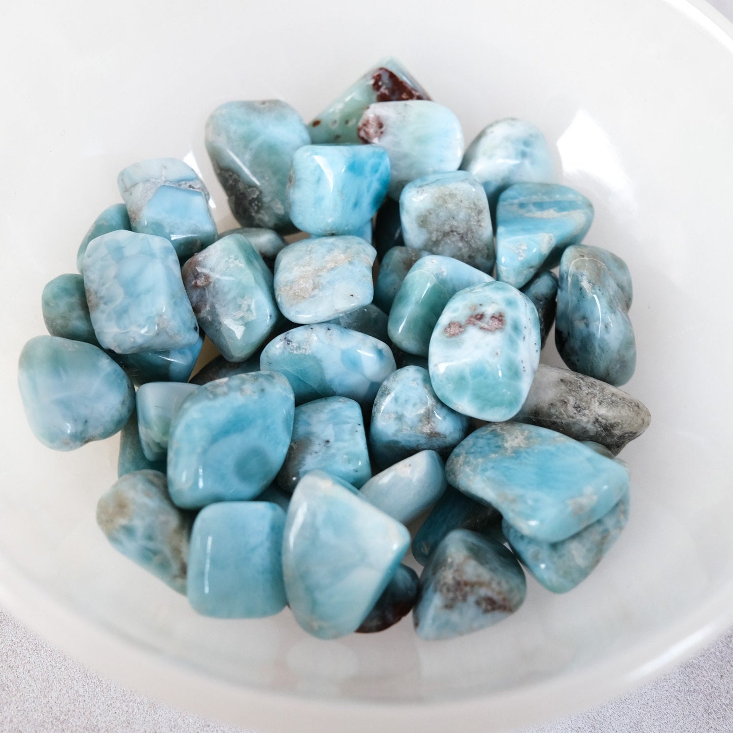 Larimar Crystal Pebbles | High Quality Larimar Chips