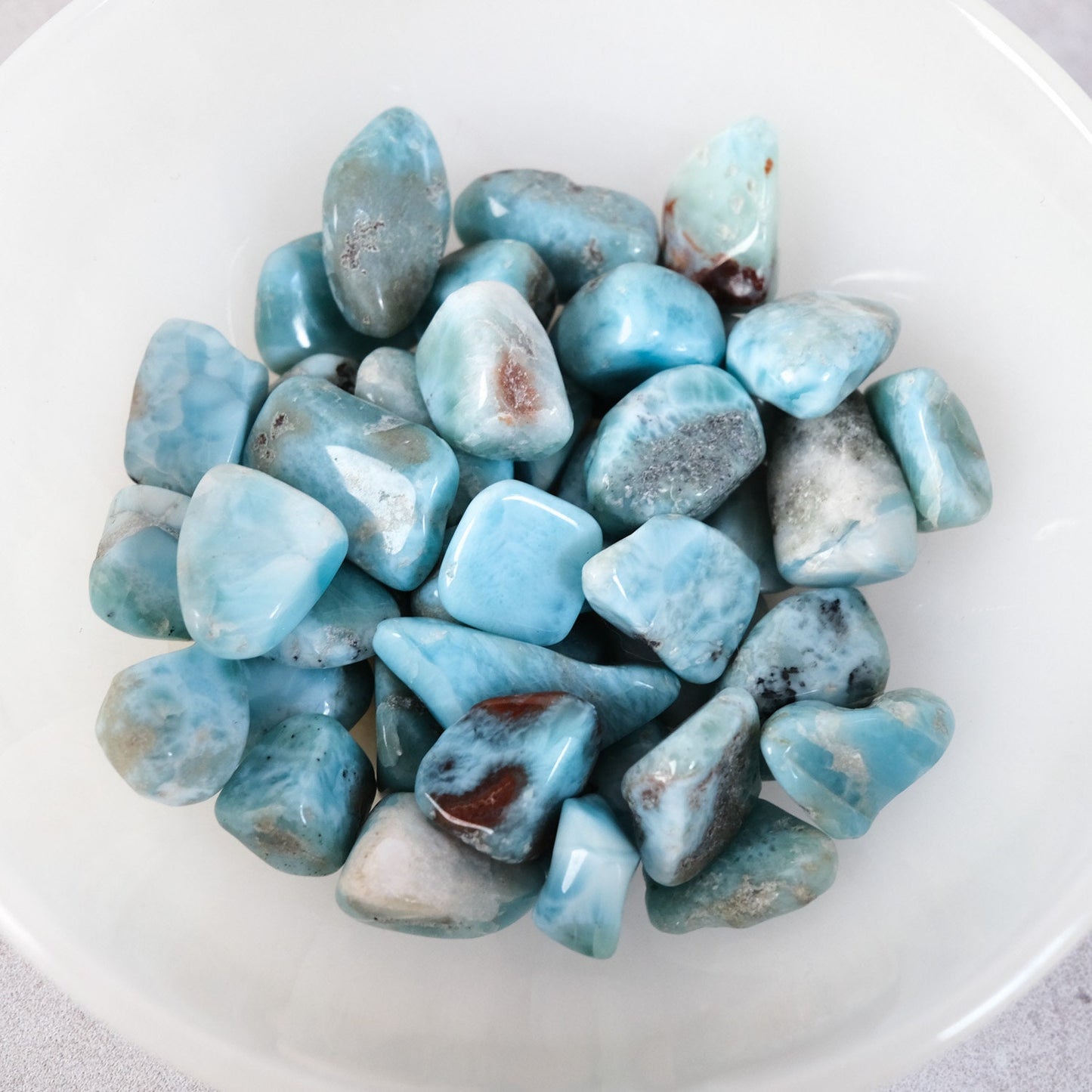 Larimar Crystal Pebbles | High Quality Larimar Chips