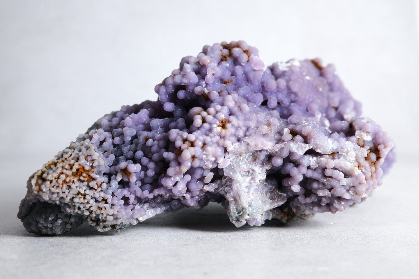 Druzy Grape Agate Crystal | Purple Botryoidal Chalcedony Crystal Specimen