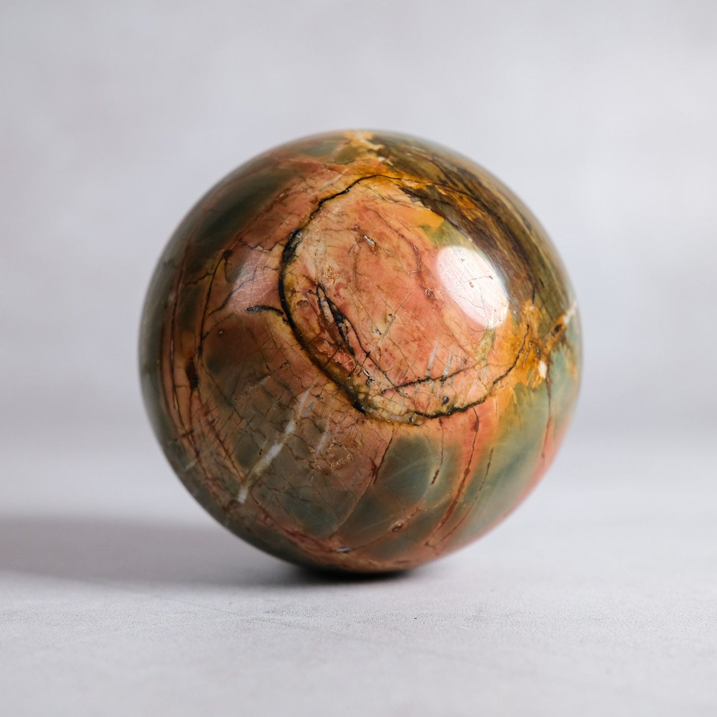 Cherry Creek Jasper Sphere | Jasper Crystal Sphere