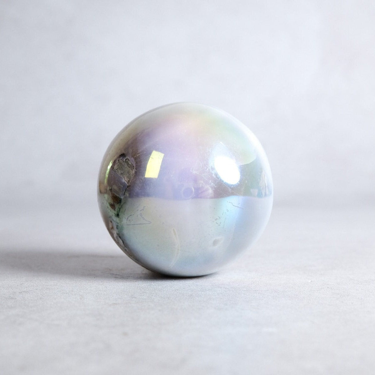 Angel Aura Agate Sphere | Crystal Sphere | Aura Crystal