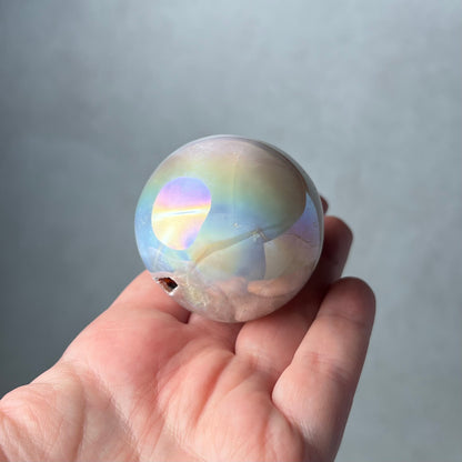 Angel Aura Agate Sphere | Crystal Sphere | Aura Crystal