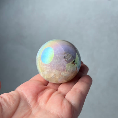 Angel Aura Agate Sphere | Crystal Sphere | Aura Crystal