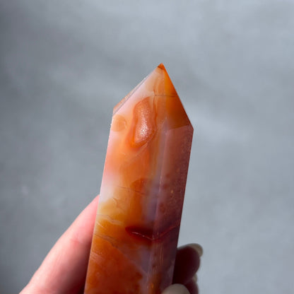 Carnelian Tower | Orange Carnelian Crystal Point