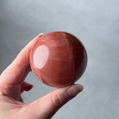 Rose Calcite Sphere | Calcite Crystal Sphere