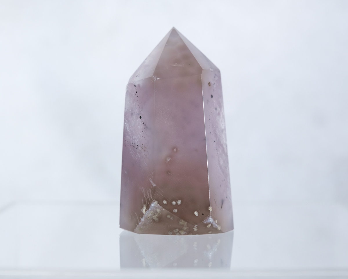 Druzy Agate Point | Agate Geode Point | Crystal Tower