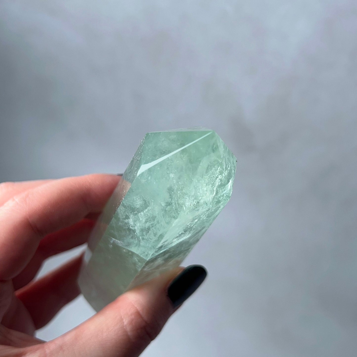 Mint Fluorite Tower | Green Fluorite Crystal Point