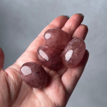 Tanzberry Quartz Tumbles | Red Aventurine Tumbled Crystals