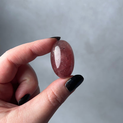 Tanzberry Quartz Tumbles | Red Aventurine Tumbled Crystals