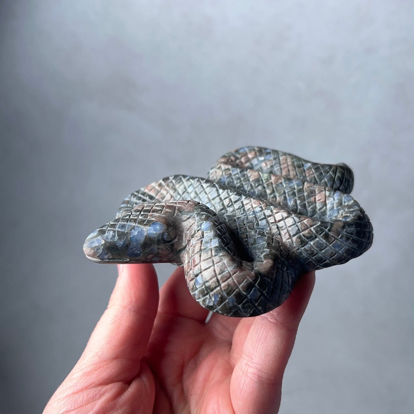 Que Sera Snake Carving | Llanite Crystal Snake