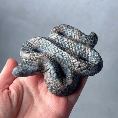 Que Sera Snake Carving | Llanite Crystal Snake