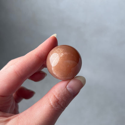 Peach Moonstone Sphere | Flashy Moonstone Crystal Sphere