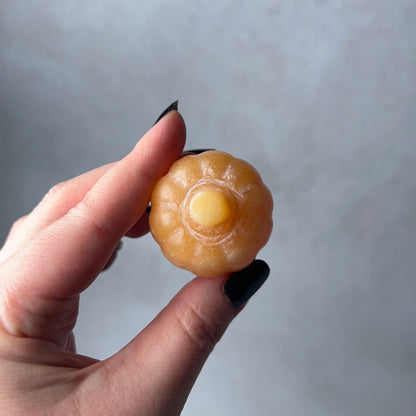 Orange Calcite Pumpkin Carving | Crystal Pumpkin