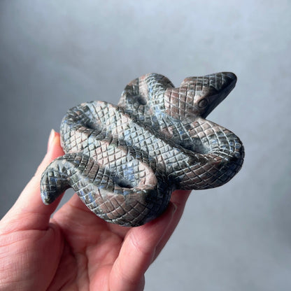 Que Sera Snake Carving | Llanite Crystal Snake