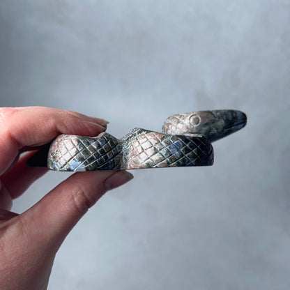 Que Sera Snake Carving | Llanite Crystal Snake