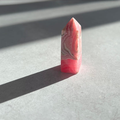 Rhodochrosite Point | Pink Rhodochrosite Crystal Tower