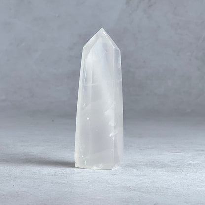 Girasol Quartz Point | Milky Moon Quartz Tower