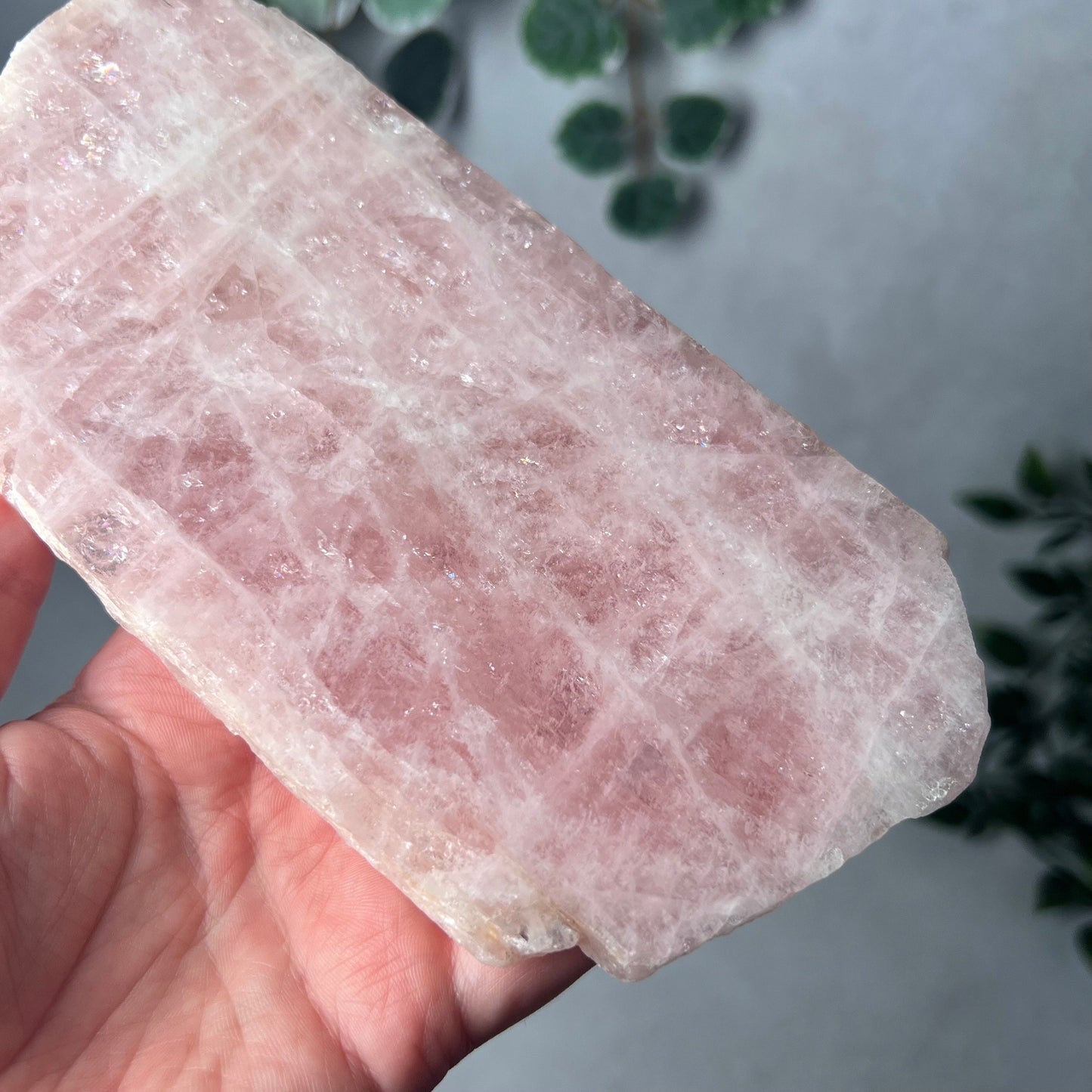 Australian Morganite Polished Slab | Crystal Slab