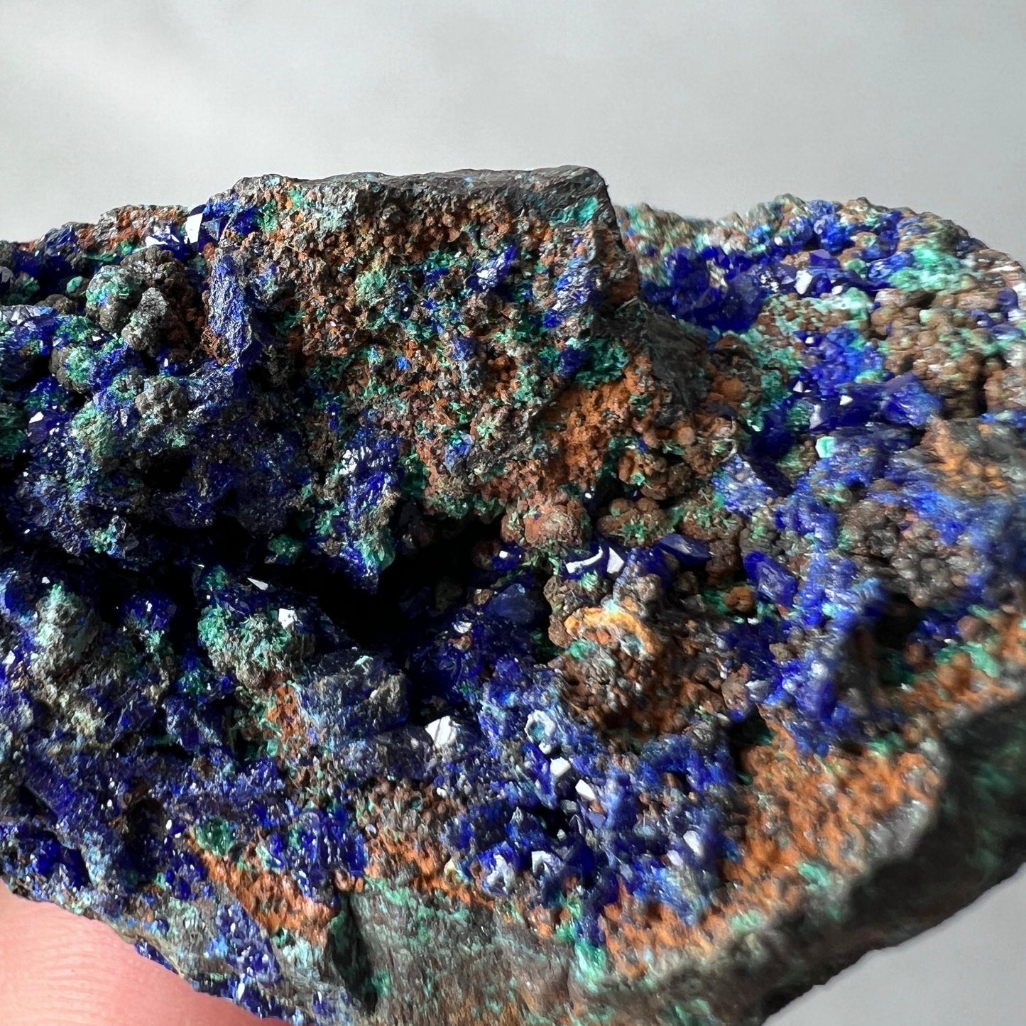 Azurite Malachite Specimen | Azurmalachite Raw Crystal