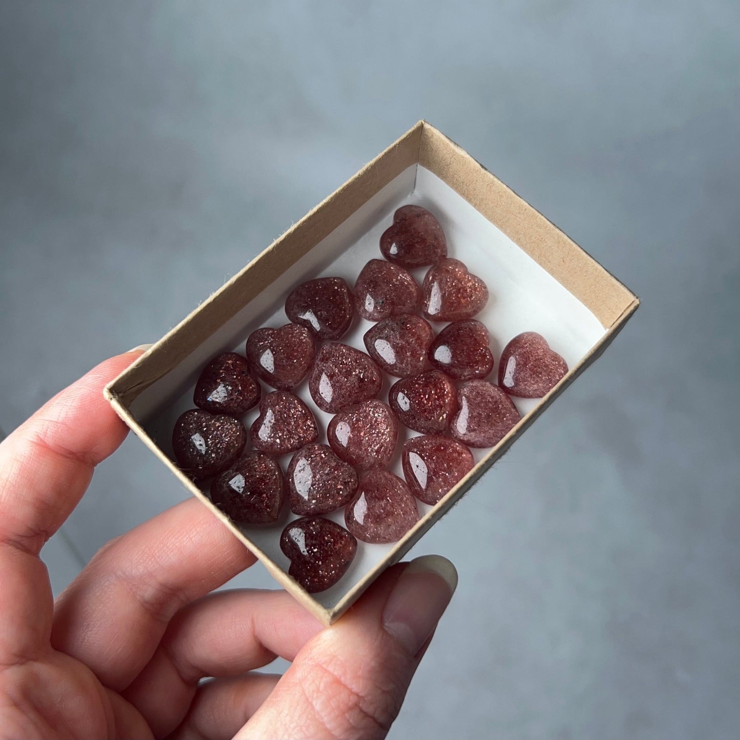 Tanzberry Quartz Heart | Strawberry Quartz Crystal Heart