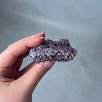 Purple Grape Agate Chunk | Botryoidal Chalcedony Crystal Cluster